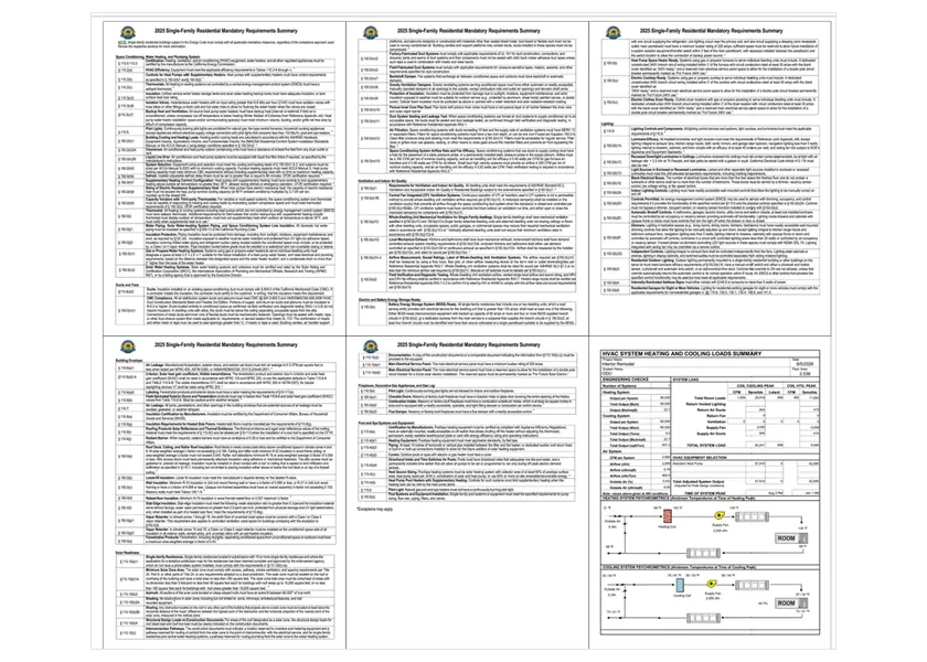Sample Title 24 CF1R report, sheet 5 of 5
